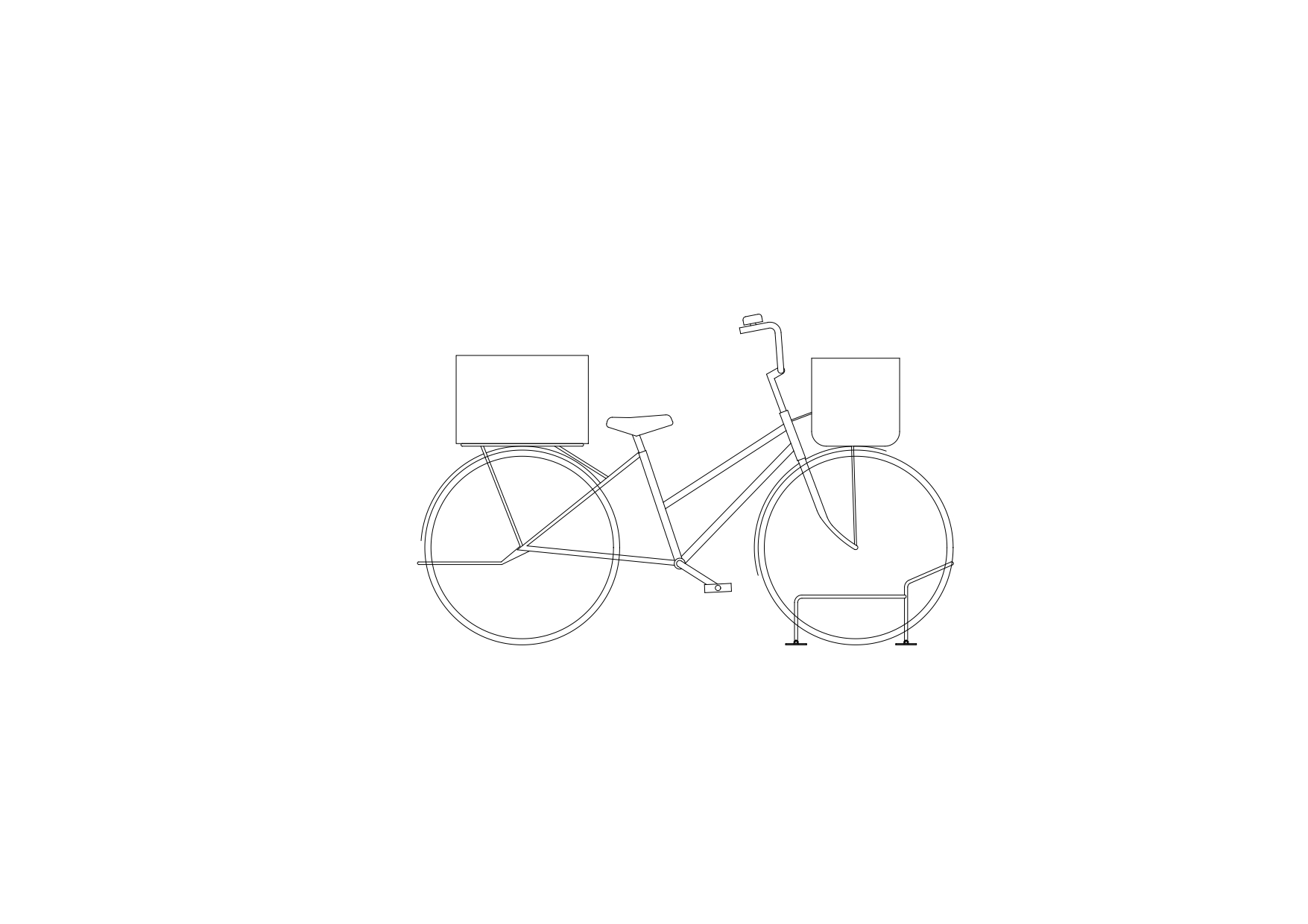 平面式サイクルラック